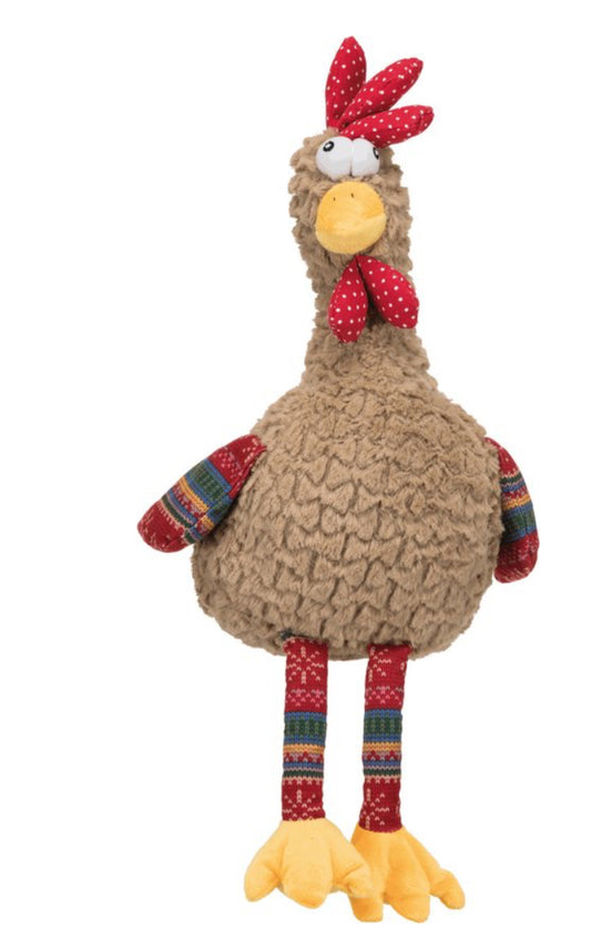 Hondenknuffel met geluid - Haan