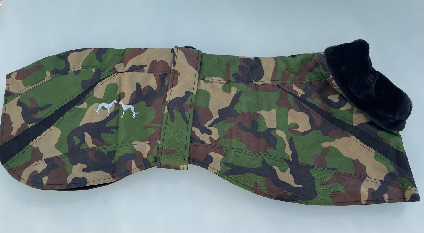 Galgo Winterjas Army Groen