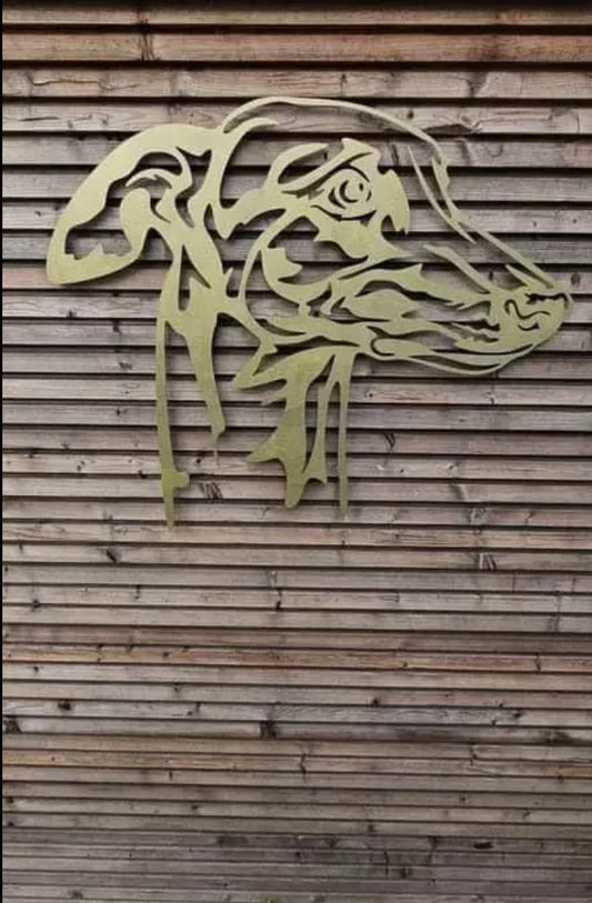 Metalen wandpaneel voor binnen en buiten (Goud)