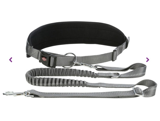 Hondenriem met heupgordel
