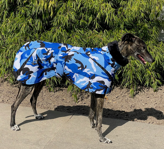 Galgo Winterjas Army Blauw