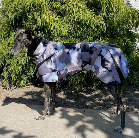 Galgo Winterjas Army Grijs